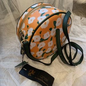 Round Floral Crossbody